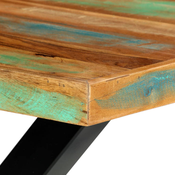 Eettafel 180X90X76 Cm Massief Gerecycled Hout