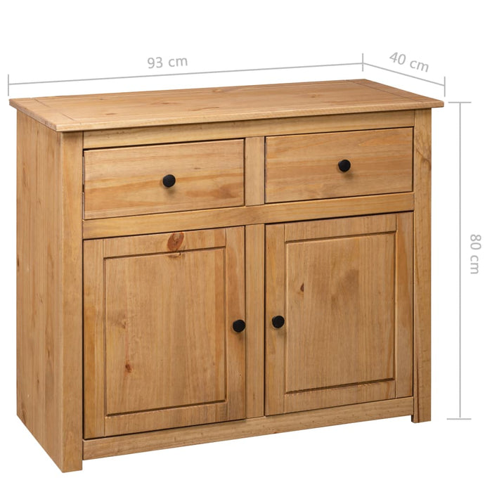 Dressoir Panama Range 93X40X80 Cm Massief Grenenhout