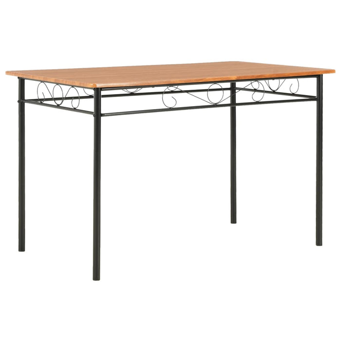 Eettafel 120X70X75 Cm Mdf Bruin