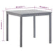 Tuintafel 80X80X74 Cm Massief Acaciahout Grijs