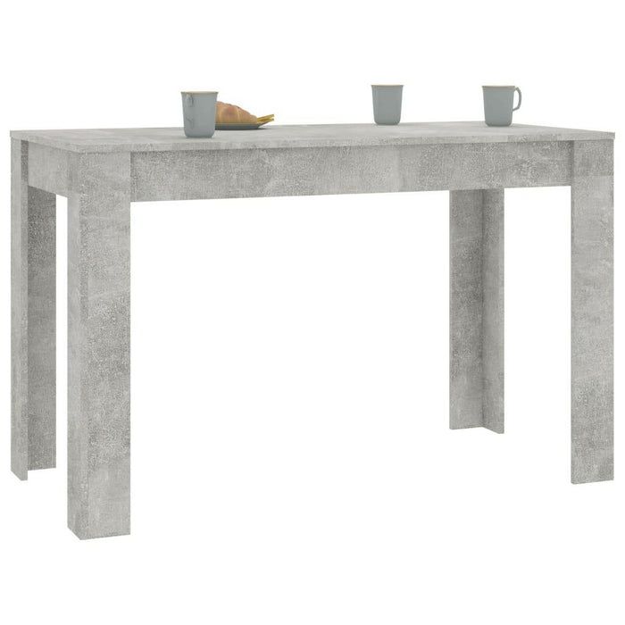 Eettafel 120X60X76 Cm Spaanplaat Betongrijs