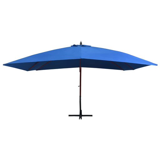 Zweefparasol Met Houten Paal 400X300 Cm