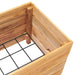 Plantenbak Verhoogd 50X40X38 Cm Massief Teakhout En Staal