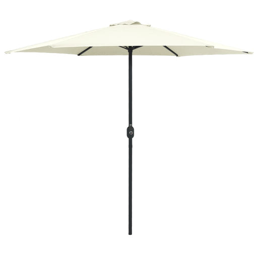 Parasol Met Aluminium Paal 270X246 Cm Terracottakleurig