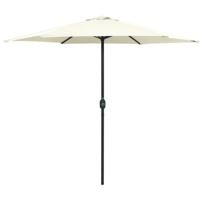 Parasol Met Aluminium Paal 270X246 Cm Terracottakleurig