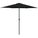 Parasol Met Aluminium Paal 270X246 Cm Terracottakleurig