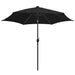 Parasol Met Led-Verlichting En Aluminium Paal 300 Cm