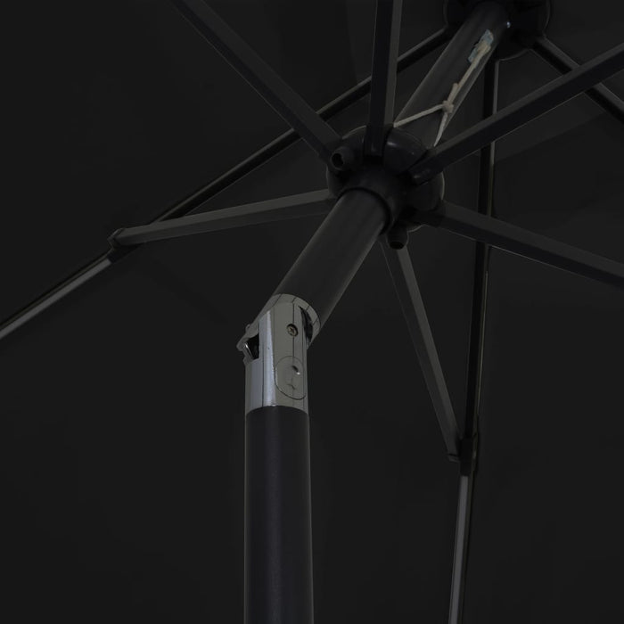 Parasol Met Led-Verlichting En Aluminium Paal 300 Cm