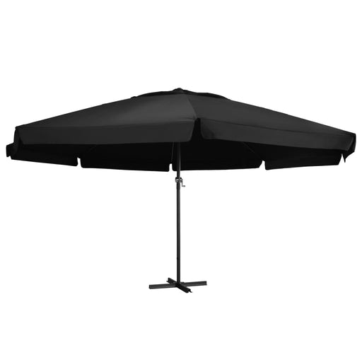 Parasol Met Aluminium Paal Azuurblauw