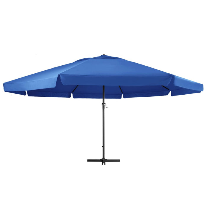 Parasol Met Aluminium Paal Azuurblauw