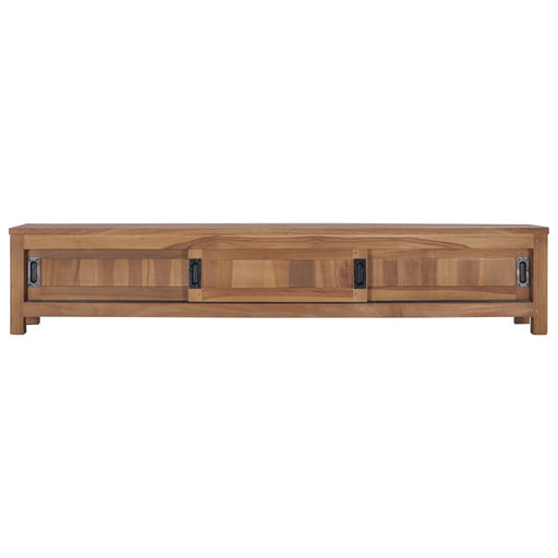 Tv-Meubel 150X30X30 Cm Massief Teakhout