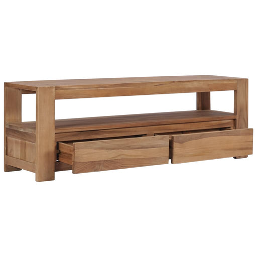 Tv-Meubel 120X30X40 Cm Massief Teakhout