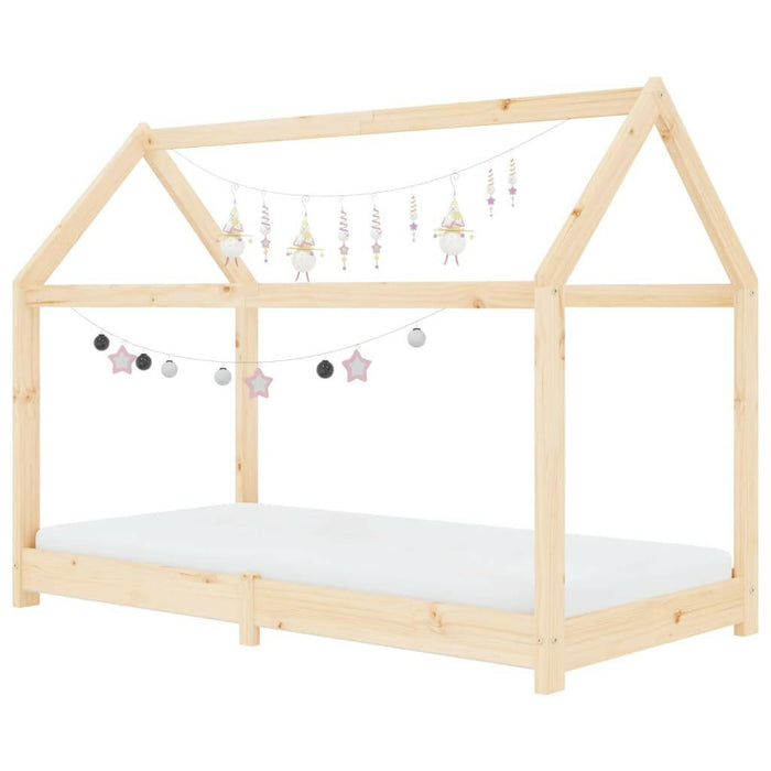 Kinderbedframe Massief Grenenhout 70X140 Cm