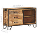 Dressoir 100X31X60 Cm Massief Ruw Mangohout