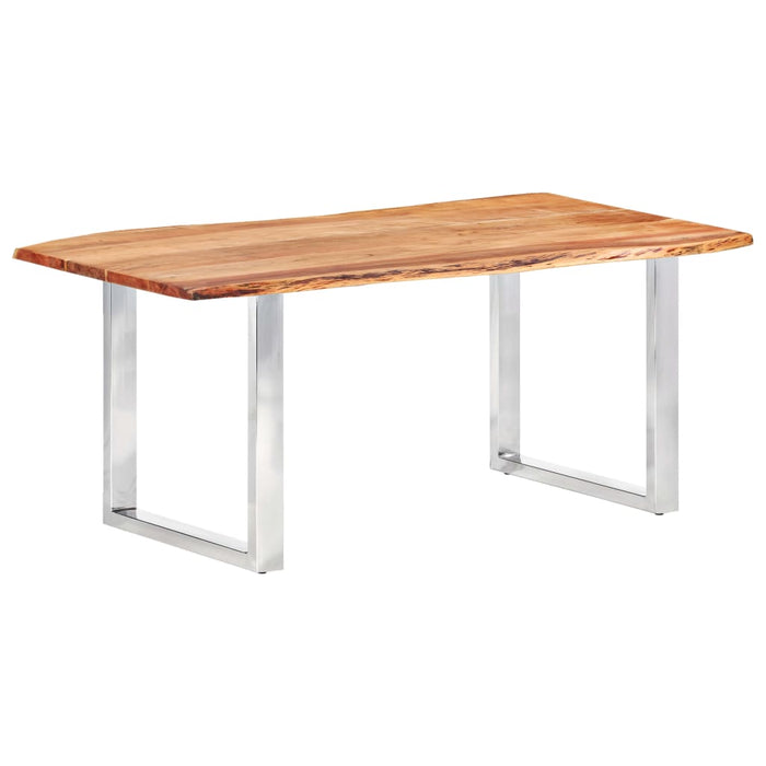 Eetkamertafel Met Natuurlijke Randen 3,8 Cm 200 Cm Acaciahout