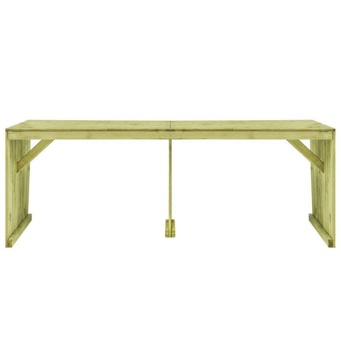 Tuintafel 220X101,5X80 Cm Geïmpregneerd Grenenhout