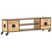 Tv-Meubel 130X30X39 Cm Massief Mangohout