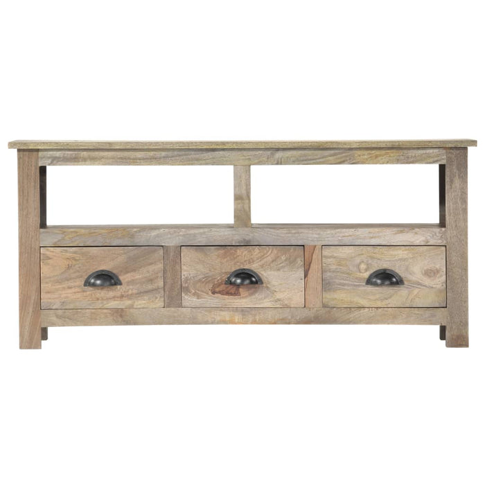 Tv-Meubel 110X30X50 Cm Massief Mangohout