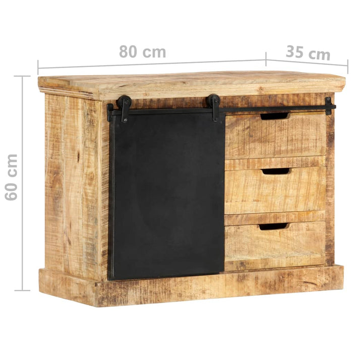 Dressoir 80X30X60 Cm Massief Mangohout