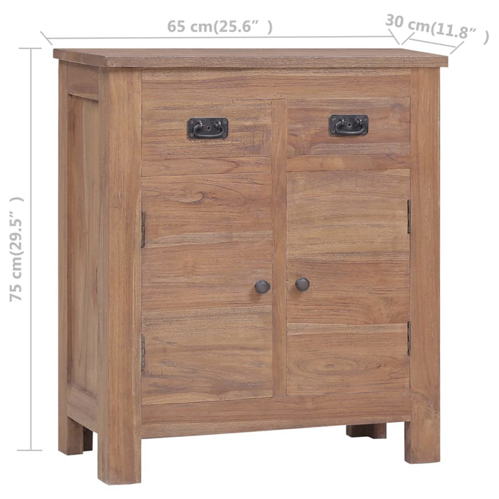 Dressoir 65X30X75 Cm Massief Teakhout