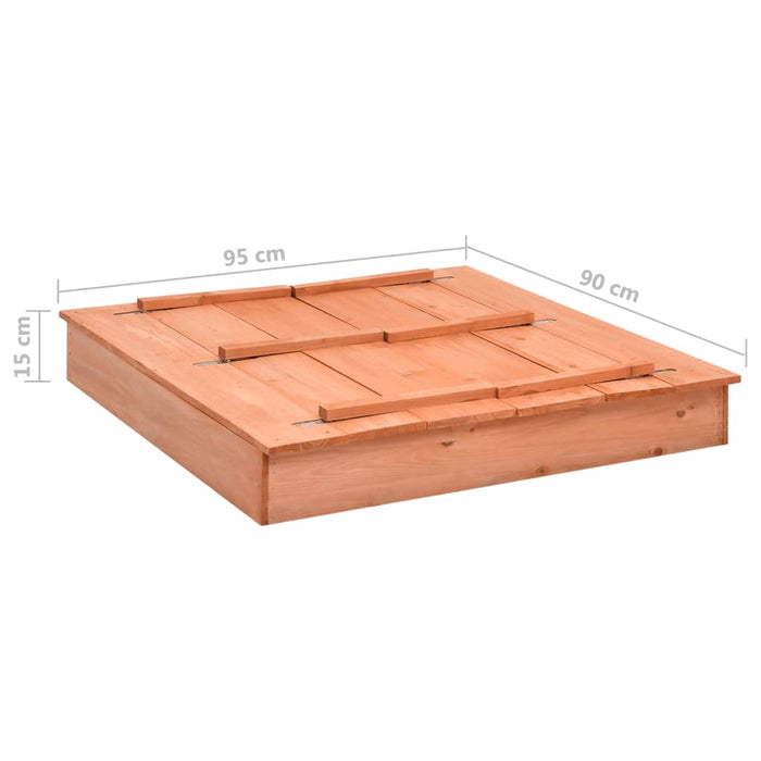 Zandbak 95X90X15 Cm Vurenhout