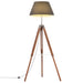 Vloerlamp Driepoot 141 Cm Massief Teakhout Honing