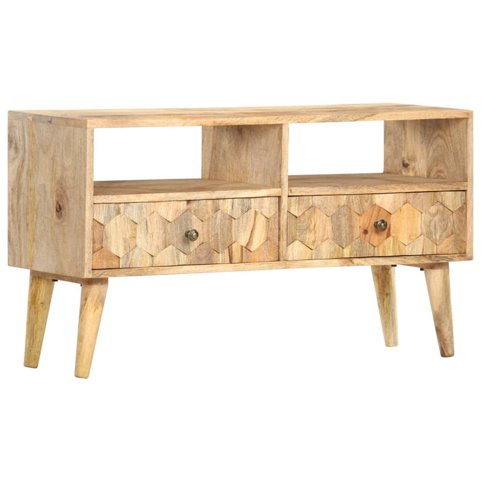 Tv-Meubel 90X30X50 Cm Massief Mangohout