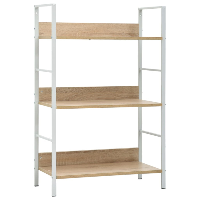 Boekenkast 5 Schappen 60X27,6X58,5 Cm Bewerkt Hout Kleur