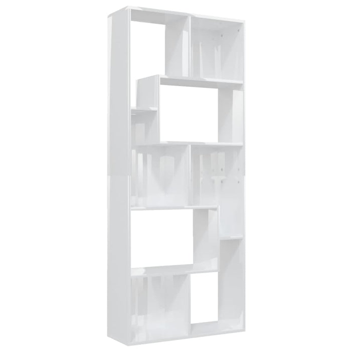 Boekenkast 67X24X161 Cm Bewerkt Hout