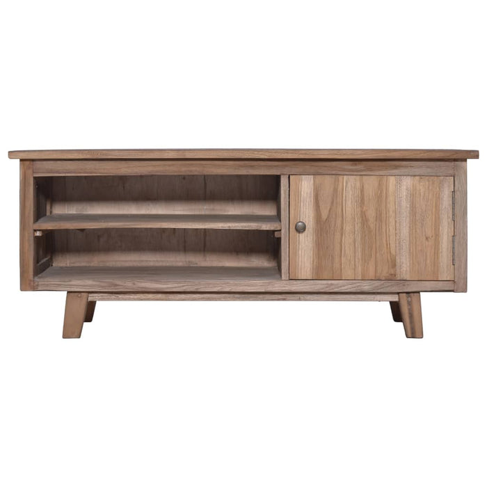 Tv-Meubel 100X30X40 Cm Massief Teakhout