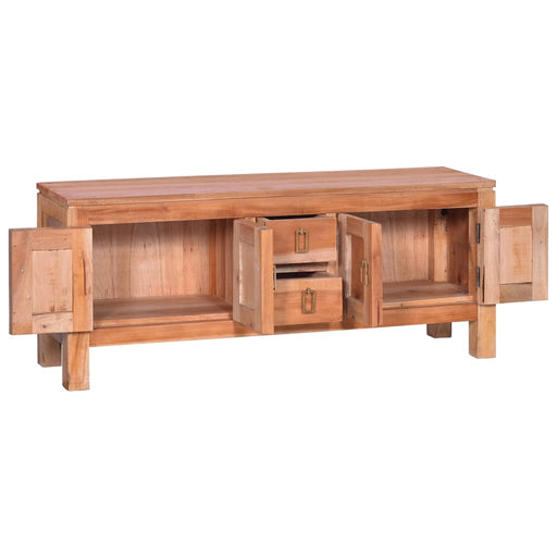 Tv-Meubel 110X30X45 Cm Massief Mahoniehout