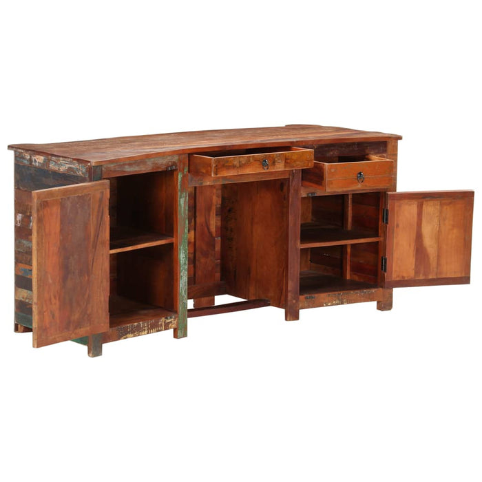 Bureau 170X70X76 Cm Massief Gerecycled Hout Bruin