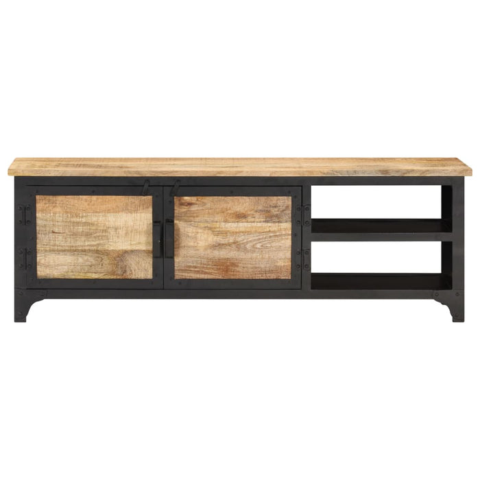 Tv-Meubel 120X30X40 Cm Massief Mangohout