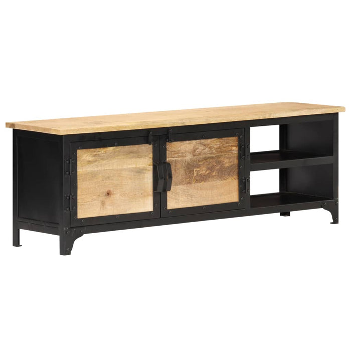 Tv-Meubel 120X30X40 Cm Massief Mangohout