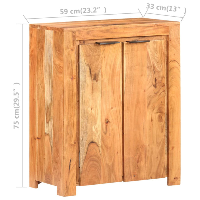 Dressoir 59X33X75 Cm Massief Acaciahout