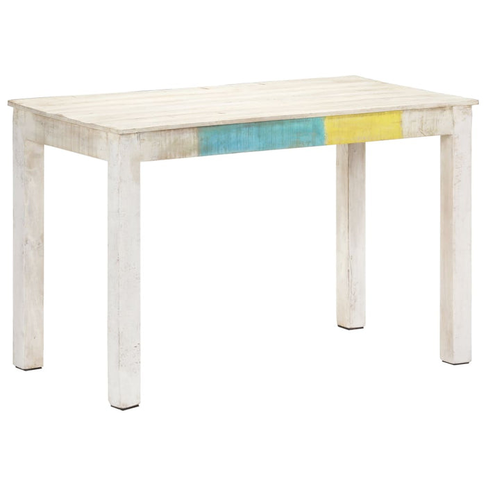 Eettafel Massief Mangohout Wit