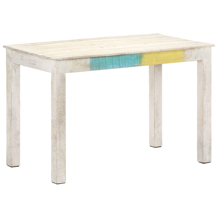 Eettafel Massief Mangohout Wit