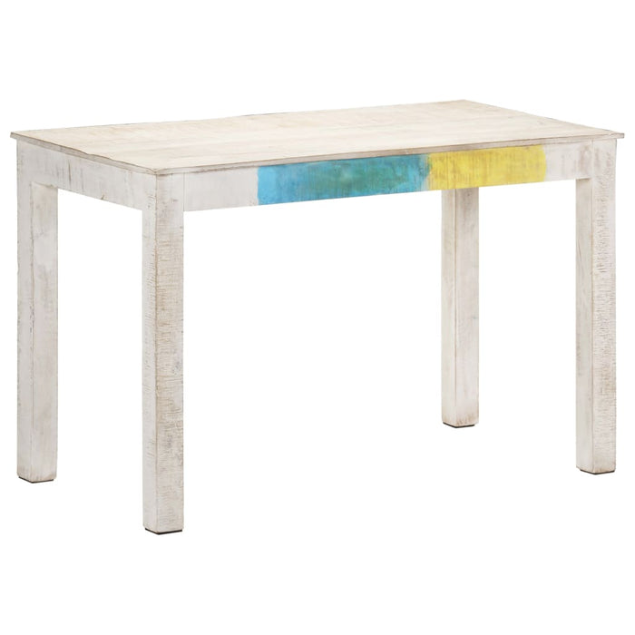 Eettafel Massief Mangohout Wit