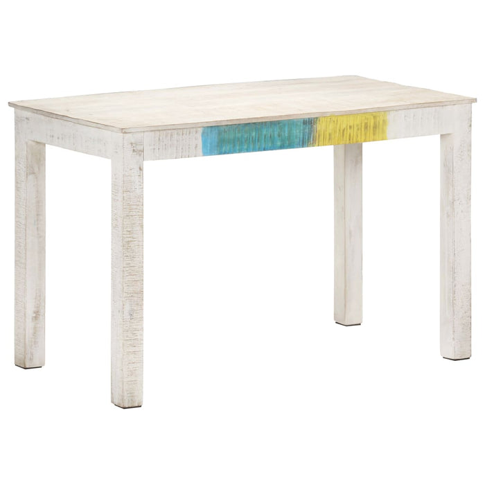 Eettafel Massief Mangohout Wit