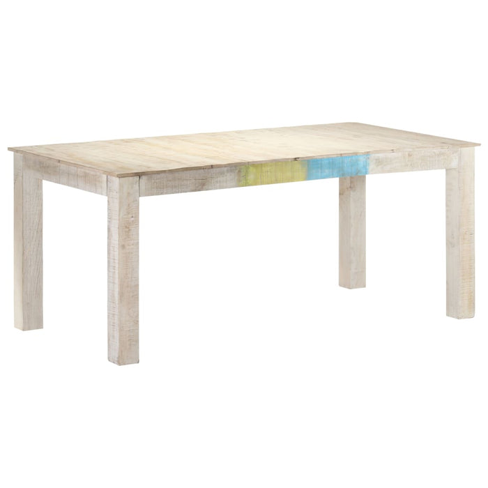 Eettafel Massief Mangohout Wit