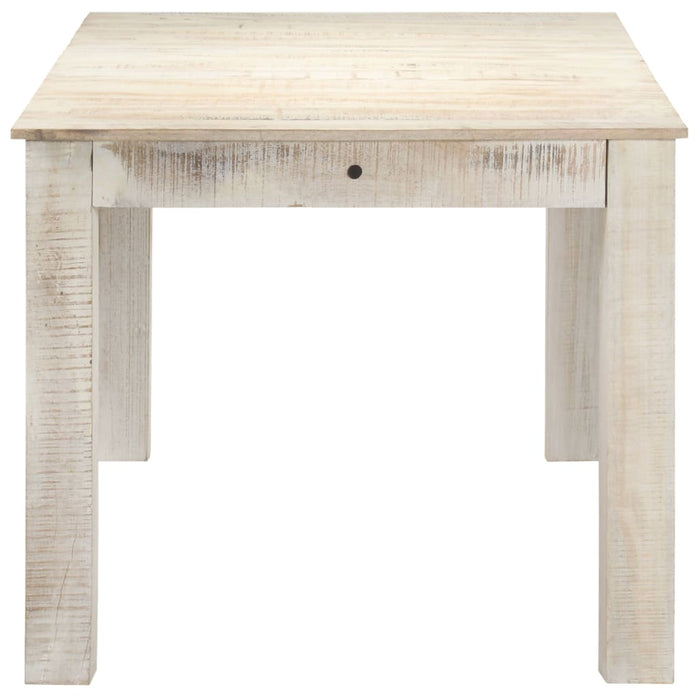 Eettafel Massief Mangohout Wit