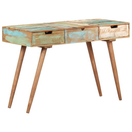 Kaptafel Met Spiegel 112X45X76 Cm Massief Gerecycled Hout