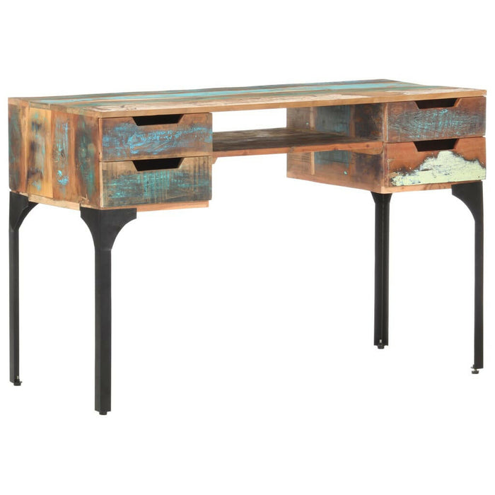 Bureau 118X48X75 Cm Massief Gerecycled Hout