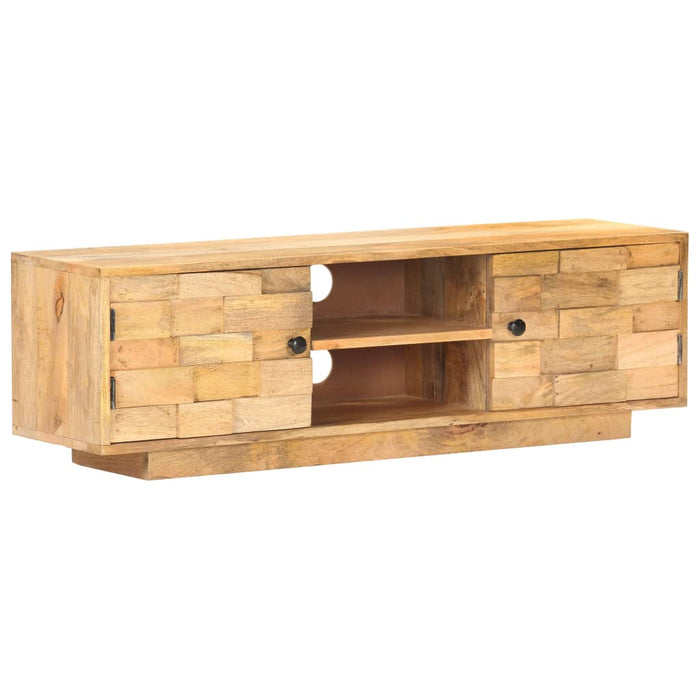 Tv-Meubel 116X30X35 Cm Massief Mangohout