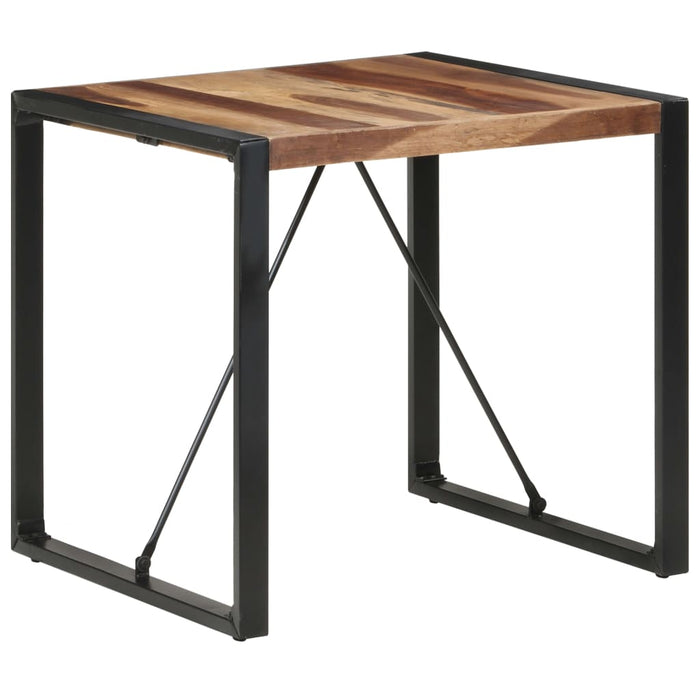 Eettafel Massief Hout Met Sheesham Afwerking Zwart