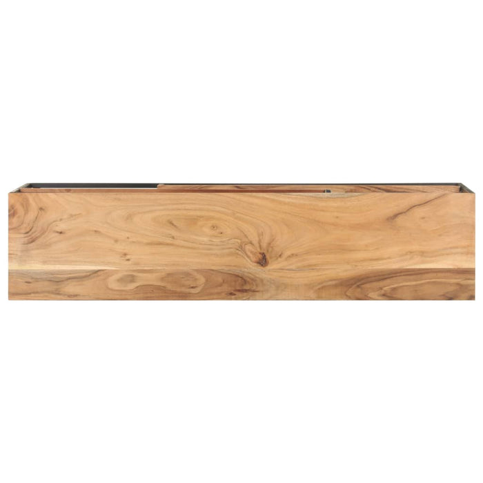 Tv-Meubel 130X30X45 Cm Massief Acaciahout