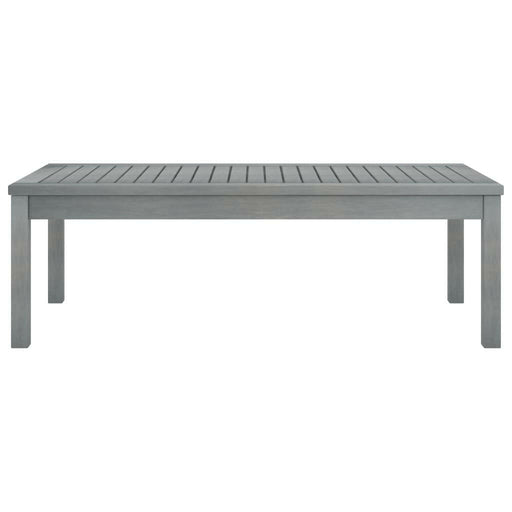 Salontafel 100X50X33 Cm Massief Acaciahout Grijs