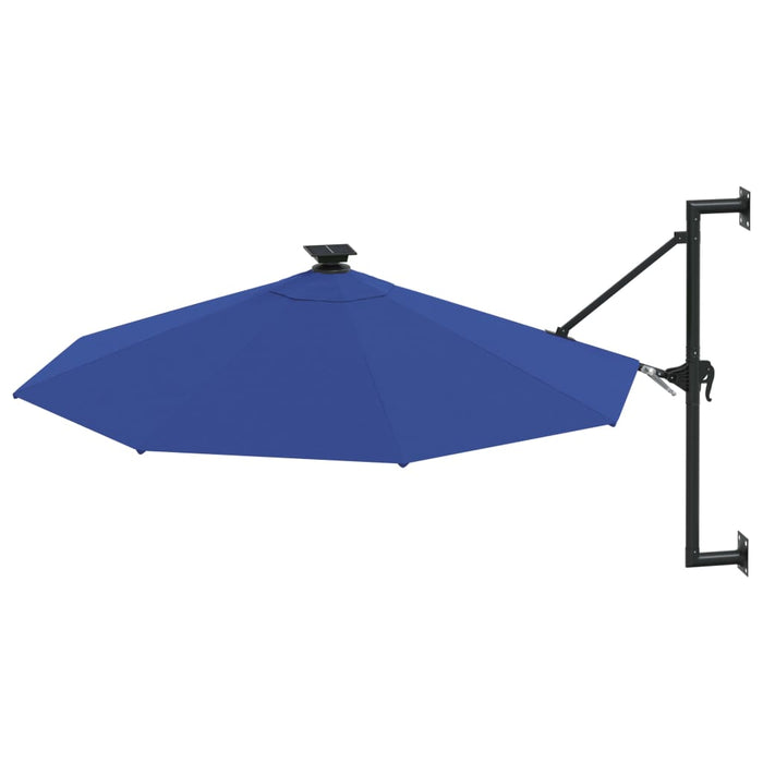 Wandparasol Met Led's En Metalen Paal 300 Cm