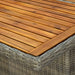 Tuintafel Poly Rattan En Massief Acaciahout Bruin