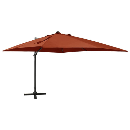 Zweefparasol Met Paal En Led-Verlichting 300 Cm Kleur